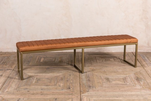 Rocco Leather Dining Bench